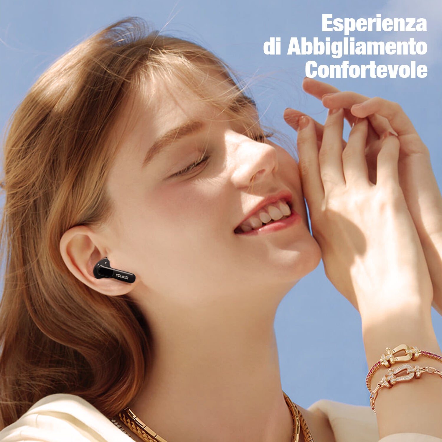 Upgraded Hybrid Active Noise Cancelling Wireless Earbuds 6 Mics ENC Clear Call Reduce Noise by Up to 98% 30H Playtime - LS STORE