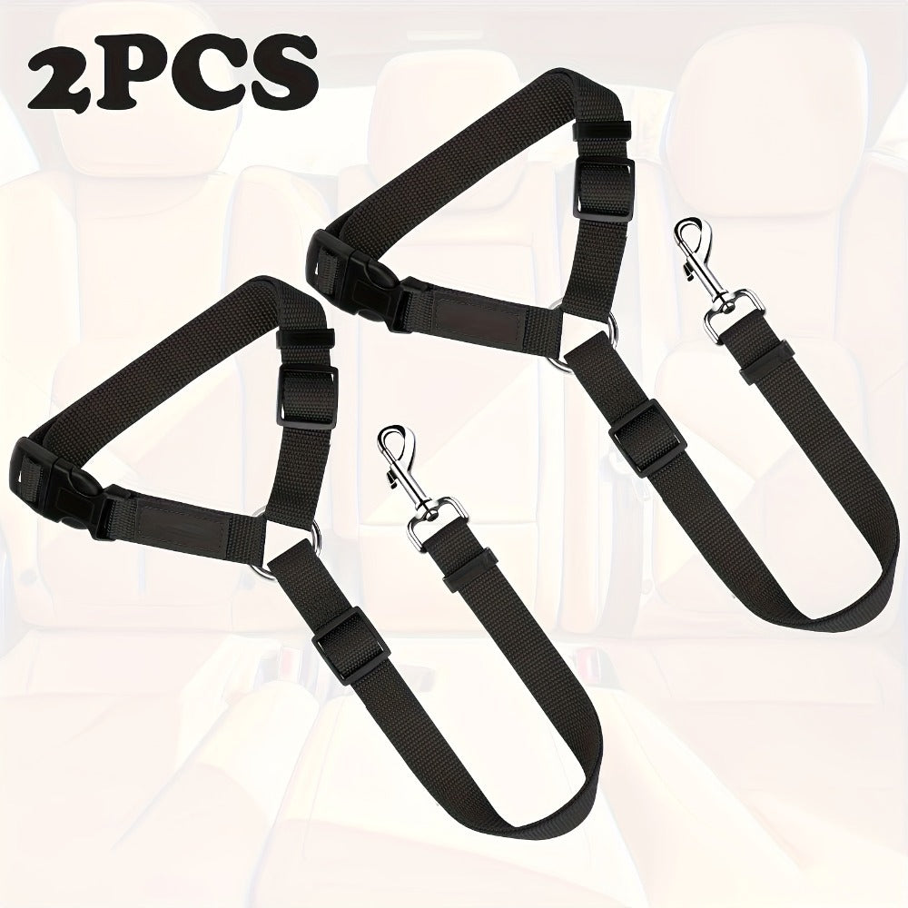 The Two - Piece Dog Leash Set Is Made Of Wear - Resistant And Skin - Friendly Materials. With Excellent Quality, It Meets Various Travel Needs Of Dogs.