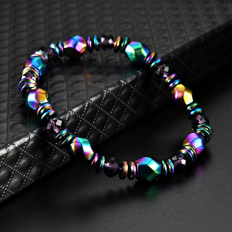 Color Obsidian Magnet Bracelet in Addition to Static Electricity to Help Sleep Anti-Fatigue Energy Bracelet Fashion Bracelet