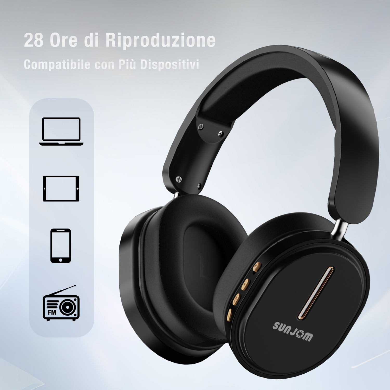 28H Playtime Wireless and Wired Stereo HiFi Foldable - LS STORE