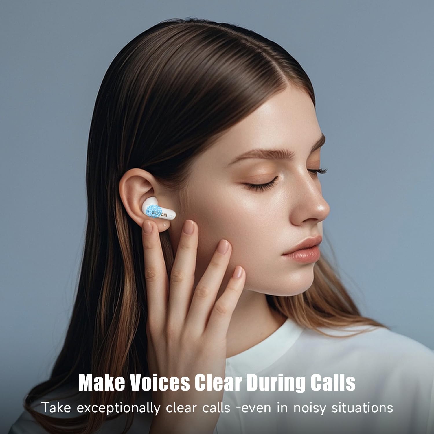Xspace Transparent Macaron Colorful True Wireless Hi-Res Audio Bluetooth 5.3 Earphones ENC TWS in Ear Earbuds - LS STORE