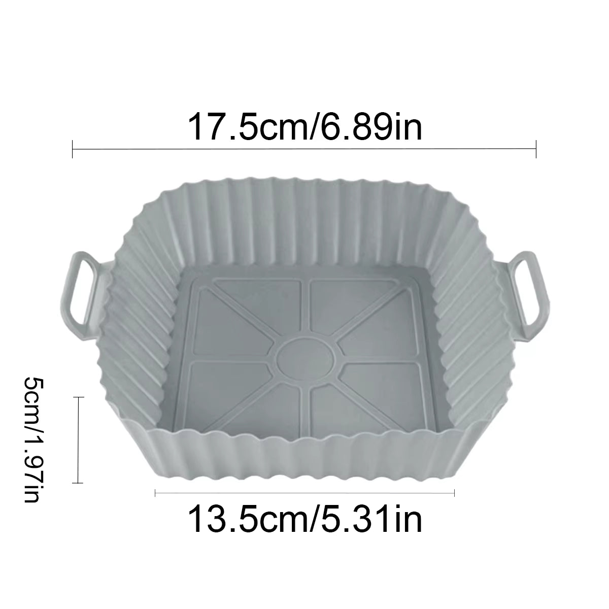 Air Fryer Silicone Liners Pot,Airfryer Basket Cooking Gadgets ,Reusable Baking Tray Non-Stick Pizza Pan Oven Kitchen Accessories