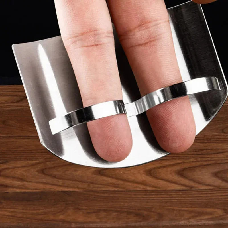 Stainless Steel Finger Guard Vegetable Cutter Anti-Cut Hand Guard Tool Knife Cut Finger Protector Accessories Kitchen Gadgets