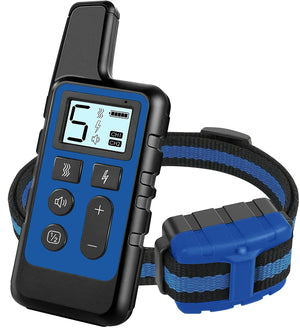 Dog Training Collar Waterproof Rechargeable Shock Collars for Dog with Remote Training Beep Vibration Shock, Electric Dog Collar