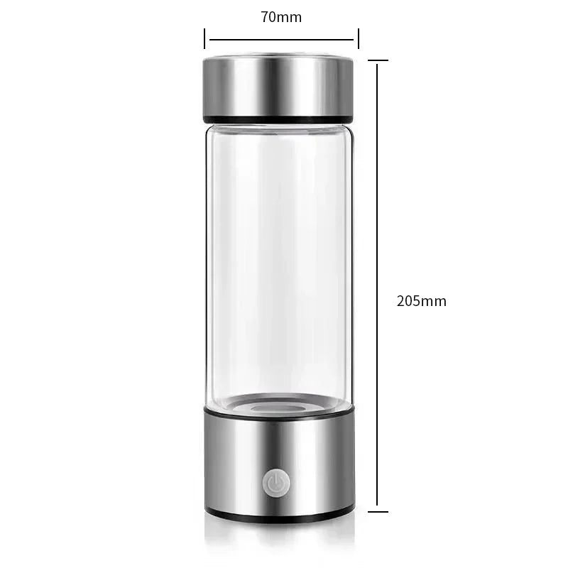 Rich Hydrogen Oxygen Water Cup H2 Inhalation Device Water Bottle SPE PEM Dual Chamber Maker Lonizer Healthcare Water Cup