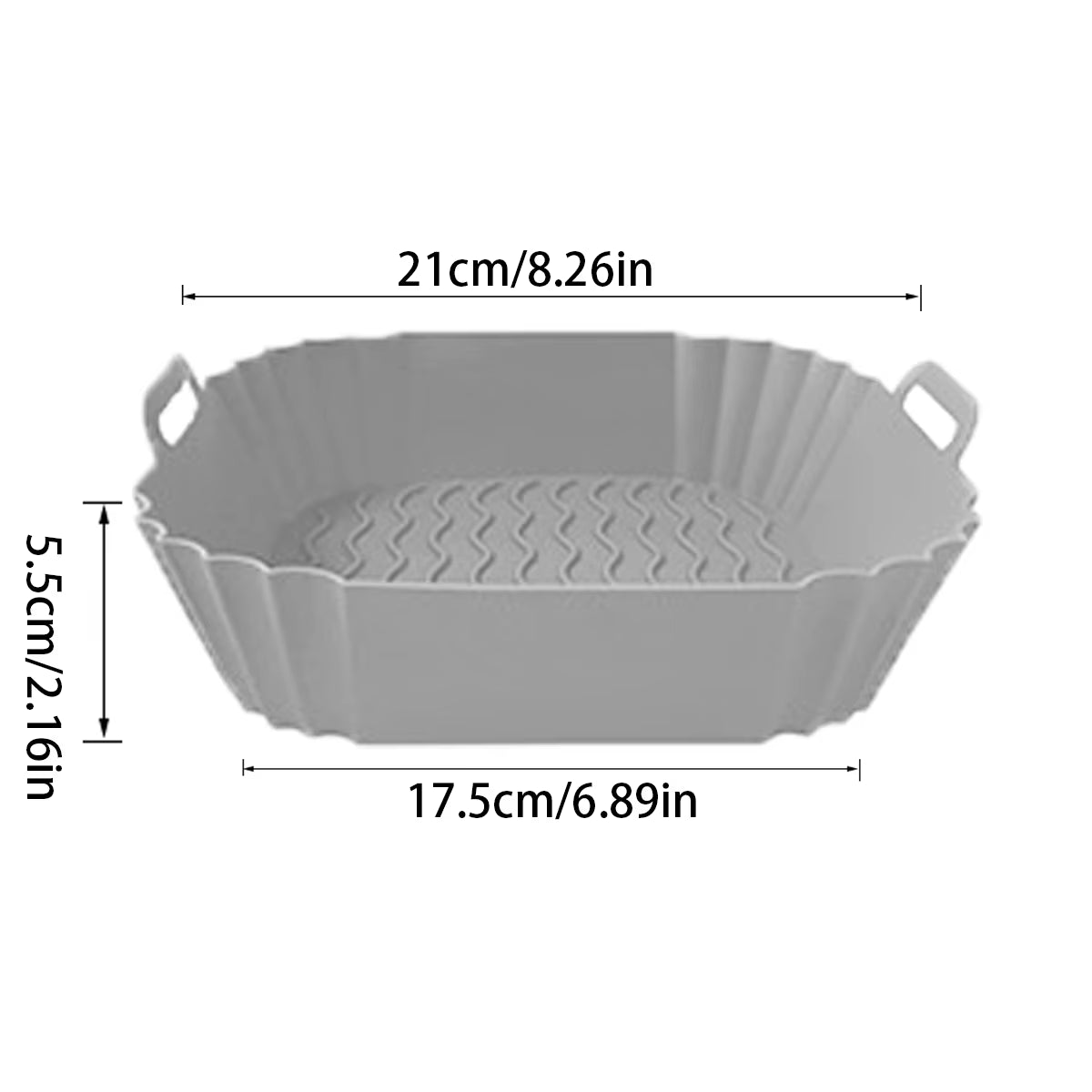 Air Fryer Silicone Liners Pot,Airfryer Basket Cooking Gadgets ,Reusable Baking Tray Non-Stick Pizza Pan Oven Kitchen Accessories