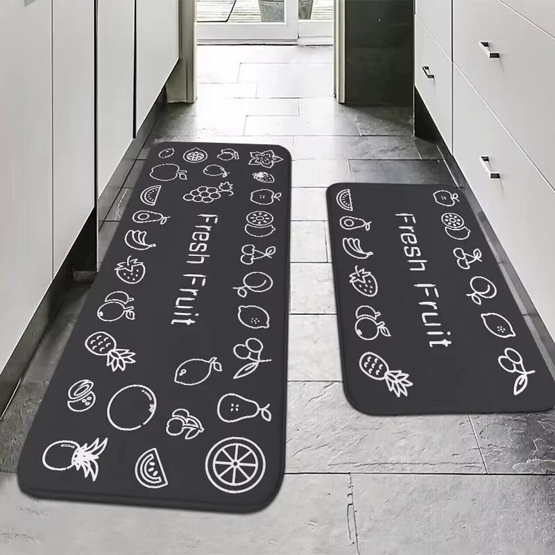 Multi-Purpose Sponge Water Absorption Mat: Kitchen, Bathroom Bathroom Anti-Skid, Moisture Absorption, Machine Washable Carpet